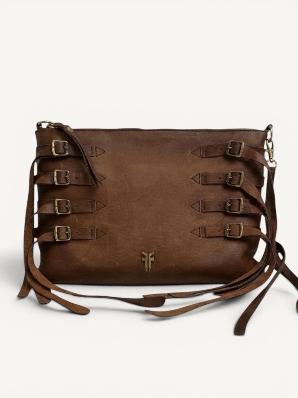 Frye Selena Strappy Leather Crossbody Bag